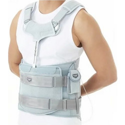 Medical Brace Νάρθηκας Οσφύος DR-B029 Ανοιχτό Γκρι