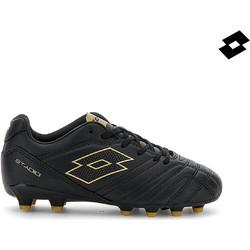 Lotto Stadio 705 FG 219547-1UQ Παιδικά Ποδοσφαιρικά Παπούτσια με Τάπες Μαύρα