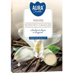 Set of 6 Scented Tealights - Vanilla