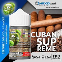 Natura Cuban Supreme Hypermix Ultra Flavorshot (Καπνός Κουβανέζικος με νότες Κακάο)