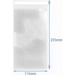 Poly-Prop Bags 255x115mm Reseal (500)