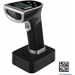 Ασύρματος Barcode Scanner Χειρός Power On BCS-07BW - 1D & 2D & QR - 500 Scans/sec - Bluetooth/2.4GHz - Mε Oθόνη LED BCS-07BW