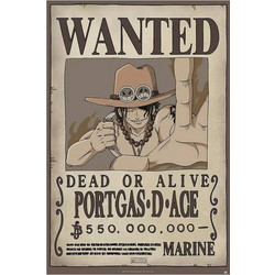 One Piece - Poster Maxi 91.5 x 61 - Wanted Ace