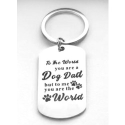 Μπρελόκ Σκύλου Drive Safe Dad I Woof You 5x2.8cm