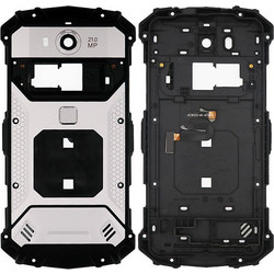 Πίσω Καπάκι Doogee S60 με Δακτυλικό Αποτύπωμα (SILVER)