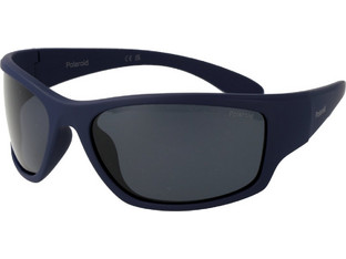 Polaroid Eyewear PLD7005/S 863/C3 Αθλητικά Ανδρικά Γυαλιά Ηλίου Ορθογώνια Κοκάλινα Μπλε με Γκρι Polarized Φακό