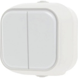 GEYER Διακόπτης κομμιτατέρ IP54 H2-B210M-W λευκός