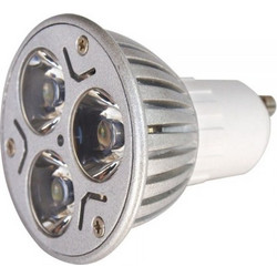 Spacelights LGU103W LED ΛΑΜΠΑ 3x1W / GU-10 / ΖΕΣΤΟ-ΨΥΧΡΟ ΛΕΥΚΟ - SPACE