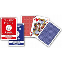 Piatnik - Classic Poker Size Playing Cards (Blue Color)