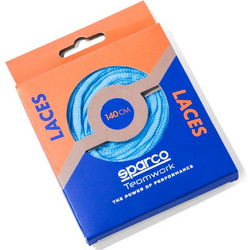 Sparco Κορδόνια Παπουτσιών Στρογγυλά Πολυεστερικά Celeste 2τμχ 140cm (BAT0024B0C01140)