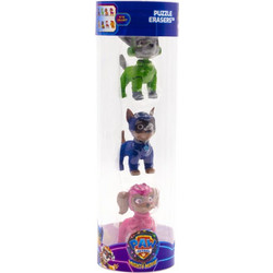 P.M.I. Paw Patrol: The Mighty Movie - Puzzle Eraser 3 Pack Figures (5cm) (Random) (PAWM1225)