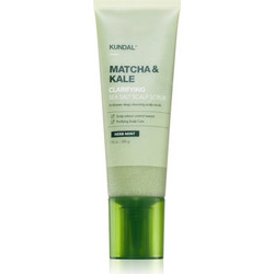 KUNDAL Matcha & Kale Herb Mint καθαριστική απολέπιση για μαλλιά και το δέρμα του τριχωτού της κεφαλής 200g