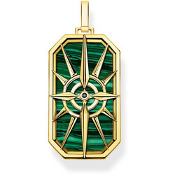 Thomas Sabo Ανδρικό Μενταγιόν από Ασήμι 925 Χρυσό PE869-140-6