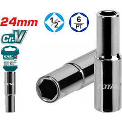 TOTAL THTST12243L ΚΑΡΥΔΑΚΙ ΕΞΑΓΩΝΟ ΜΑΚΡΙ 1/2" 24mm