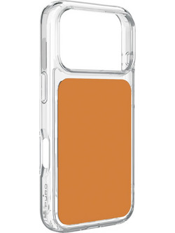 Puro Plate Mag Case for iPhone 17 Pro Compatible with MagSafe - Orange