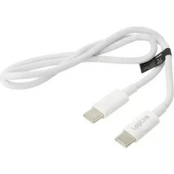 Usb 2.0 C Cable Usb C 0.5m 3a 60w White 480mbps Data Charging Logilink Cu0340