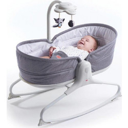 Tiny Love 3 In 1 Rocket Napper Ηλεκτρικό Relax Μωρού Κούνια με Μουσική & Δόνηση έως 9kg Γκρι BR74779