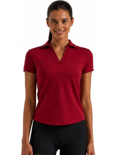 Comfort Poloshirt Lismina 3806 Red Wine