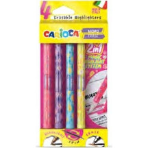 CARIOCA ΜΑΡΚΑΔΟΡΟΙ ΥΠΟΓΡΑΜΜΙΣΗΣ MEMO ERASE (4 ΤΕΜ)