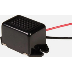 Ηλεκτρονικός Βομβητής GBC 25.5800.12 12 V - 85 dB, Στερέωση με Βίδες & Καλώδιο 10 cm