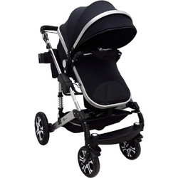 Beboulino Nesna Καρότσι Μωρού 2 σε 1 Black Silver