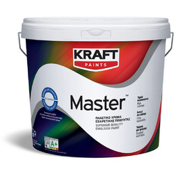 Kraft Paints Master Πλαστικό Χρώμα Εσωτερικού Χώρου Λευκό 3lt