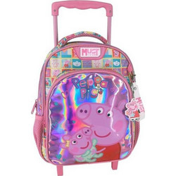 Must Peppa Pig Σχολική Τσάντα Τρόλεϊ Νηπιαγωγείου Πολύχρωμη 482861