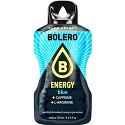 Bolero Energy Blue (Μπλου) Ενεργειακό Ρόφημα χωρίς Ζάχαρη σε Σκόνη 7gr