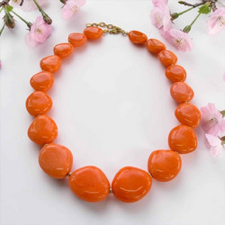 Peebls Coral Sunset Κολιέ