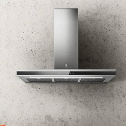 Elica Adele BLIX/A/90 Απορροφητήρας Καμινάδα-Τζάκι 90cm Inox Μαύρος