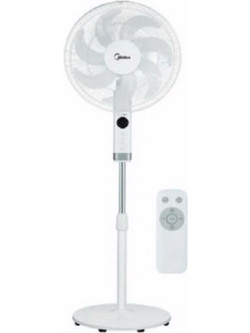 Midea MFS400R0APW Ανεμιστήρας Δαπέδου Ορθοστάτης 40cm 50W με Τηλεχειριστήριο