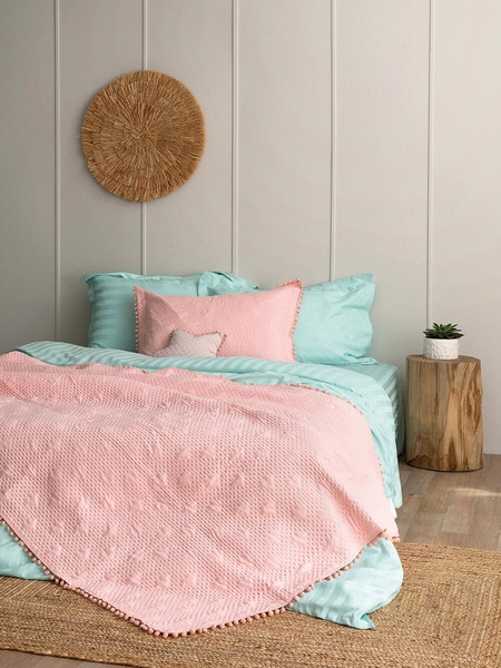 Palamaiki Κουβερλί King Size 260x240 MORGAN PINK Ροζ