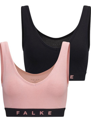FALKE | 2PACK ΓΥΝΑΙΚΕΙΑ ΜΠΟΥΣΤΑΚΙΑ DAILY COMFORT | ΡΟΖ ΜΑΥΡΟ