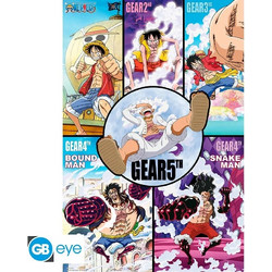 One Piece Αφίσα History of Gears 91,5 x 61εκ