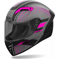 Airoh Connor Achieve Matt Pink Κράνος Μηχανής Full Face 1600gr