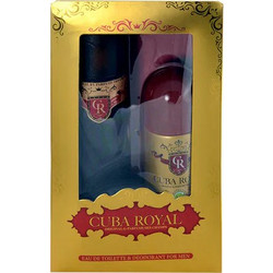 Cuba Royal Eau De Toilette 100ml + Deodorant Roll-On 50ml