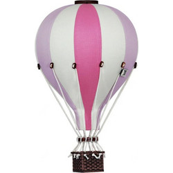 Super Balloon Σταχτί -Κρεμ- PowderPink Μεγάλο