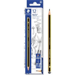 STAEDTLER ξύλινο μολύβι Noris 120-1, εξάγωνο, B1, 12τμχ