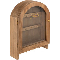 Ξύλινη Επιτοίχια Κλειδοθήκη Atmosphera Roxie Key Box με 12 θέσεις και διαστάσεις 22x7x28cm 203548