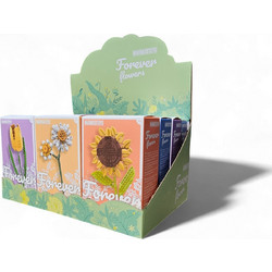 FOREVER FLOWERS - Bricks Flowers - Display 12pcs