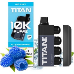 ΗΛΕΚΤΡ. ΤΣΙΓΑΡΟ GIGA 10.000PUFFS TITAN BLUE RASPBERRY