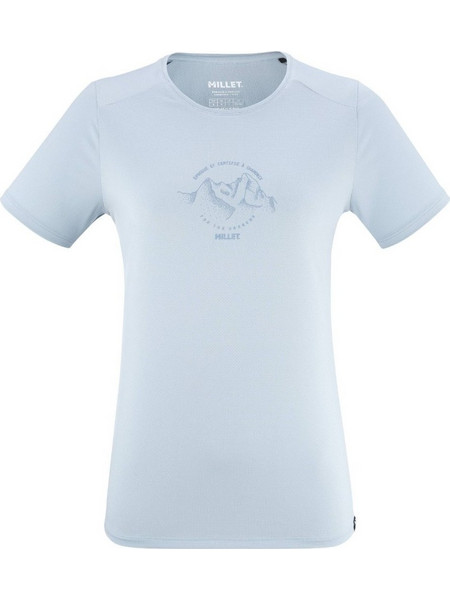 MILLET Ubic Women's T-Shirt, Γυναικείο Ορειβατικό Μπλουζάκι, MIV10478_N9926 /Iceberg