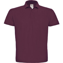 Ανδρική μπλούζα Polo Pique B & C ID.001 Wine