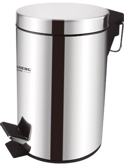 HAUSBERG HB-H1052 Κάδος Απορριμμάτων INOX με Πεντάλ 12L