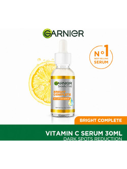 Garnier Bright Complete Vitamin C Booster Serum 30ml - Ορός Λάμψης & Μείωσης Κηλίδων Με 30X Βιταμίνη C