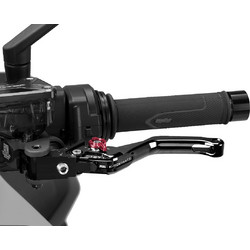 Puig Levers 4.0 Evo Μανέτα Συμπλέκτη Κοντή Ρυθμιζόμενη black/red | 4230NR