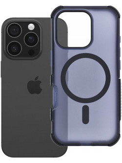FORCELL Case For Iphone 16 Pro F-Protect Bumperx Premium Compatible With Magsafe Navy blue