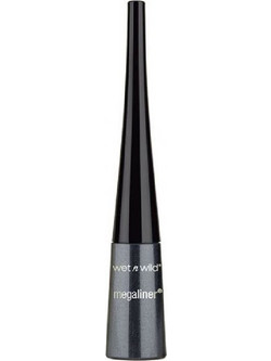 Wet n Wild Megaliner Liquid 8711 Black Πινέλο Eyeliner