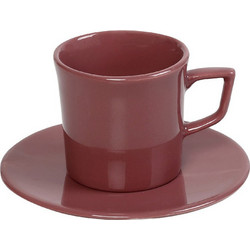 Φλυτζάνια + πιατάκια εσπρέσο σετ/6 Pomegranate 100ml 11x7cm Espiel OWD105K6