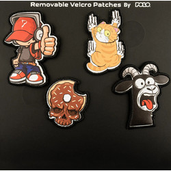 Polo Set 4 Removable Velcro Patches (917006-PATCH2)